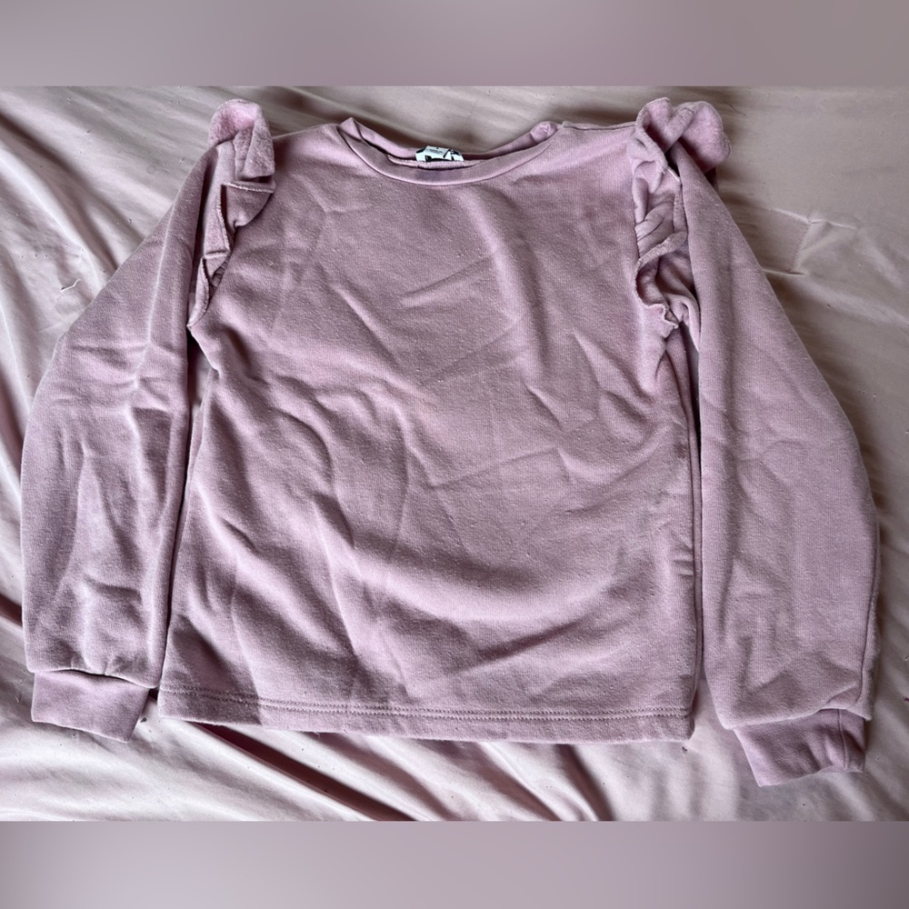 Splendid Soft Pink Fleece-Lined Top